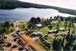 Vue a�rienne du camping de Girardville